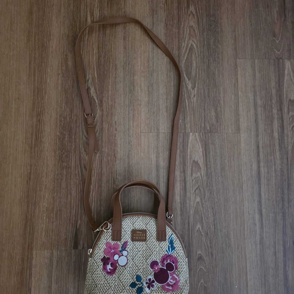 Disney Floral Patterned Crossbody Bag